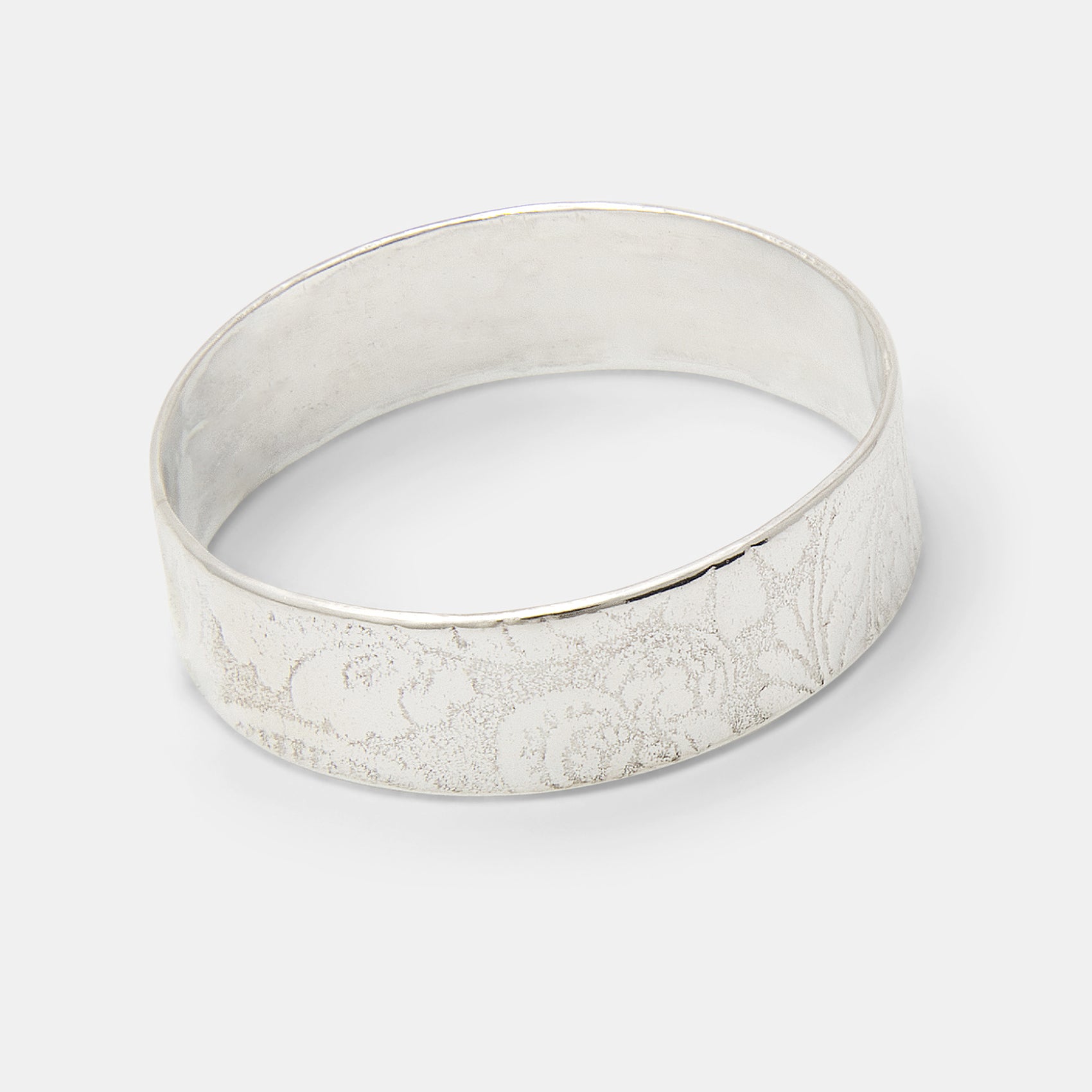 Paisley Sterling Silver Band Ring