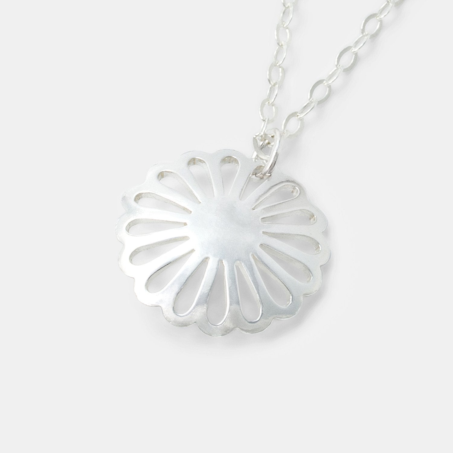 Daisy & opal pendant - Simone Walsh Jewellery Australia