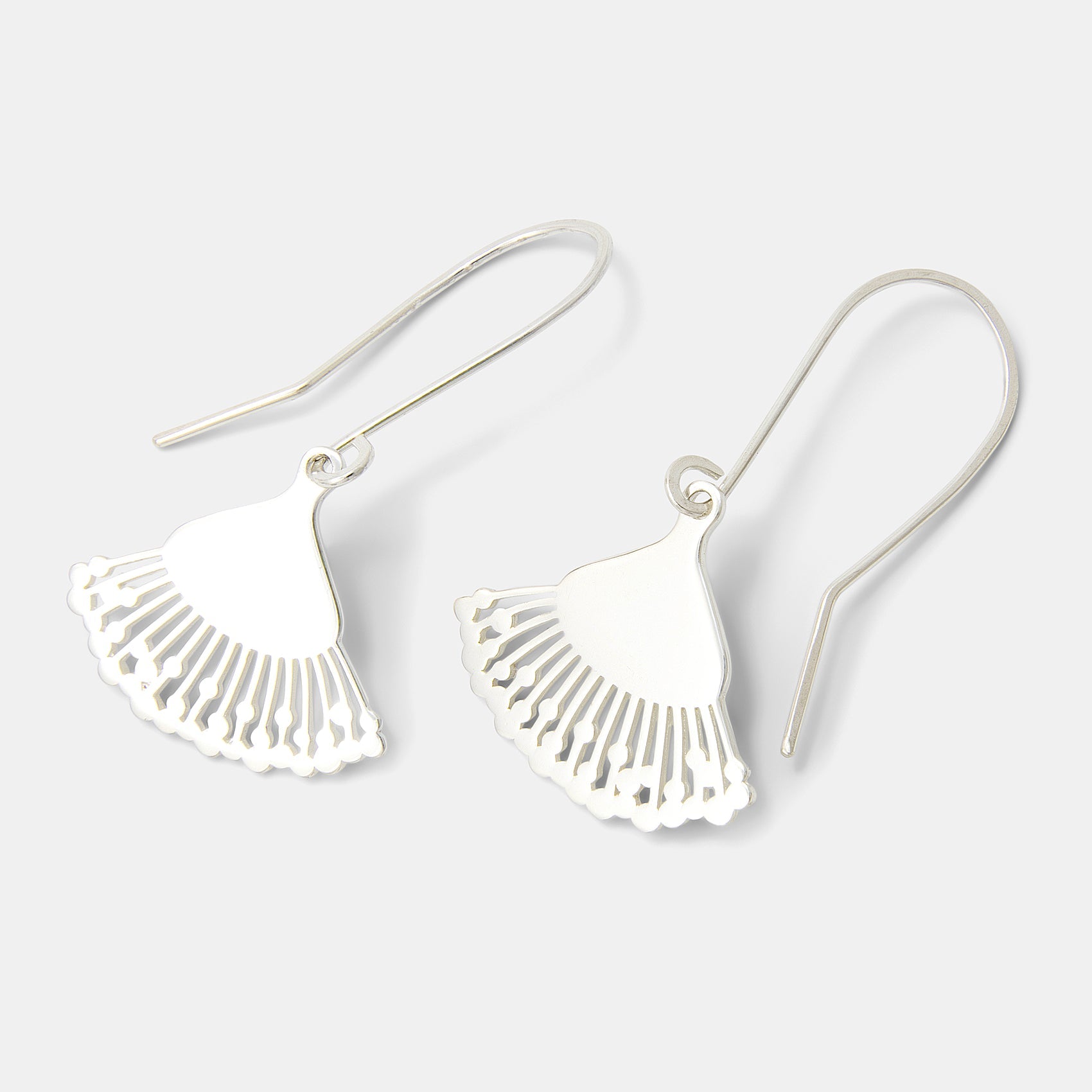 Eucalyptus Flower Silver Dangle Earrings - Simone Walsh Jewellery Australia