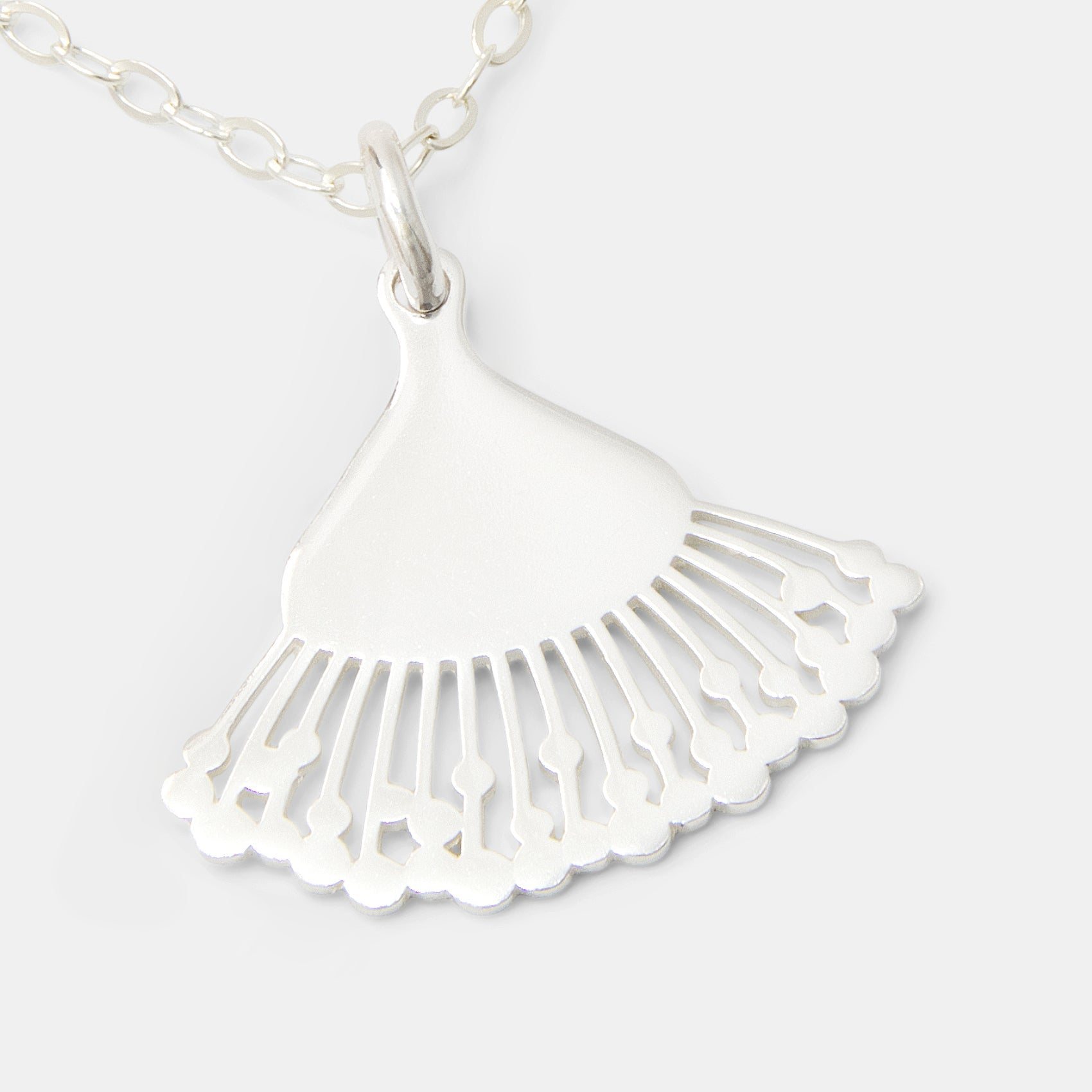 Eucalyptus Flower Silver Pendant Necklace - Simone Walsh Jewellery Australia