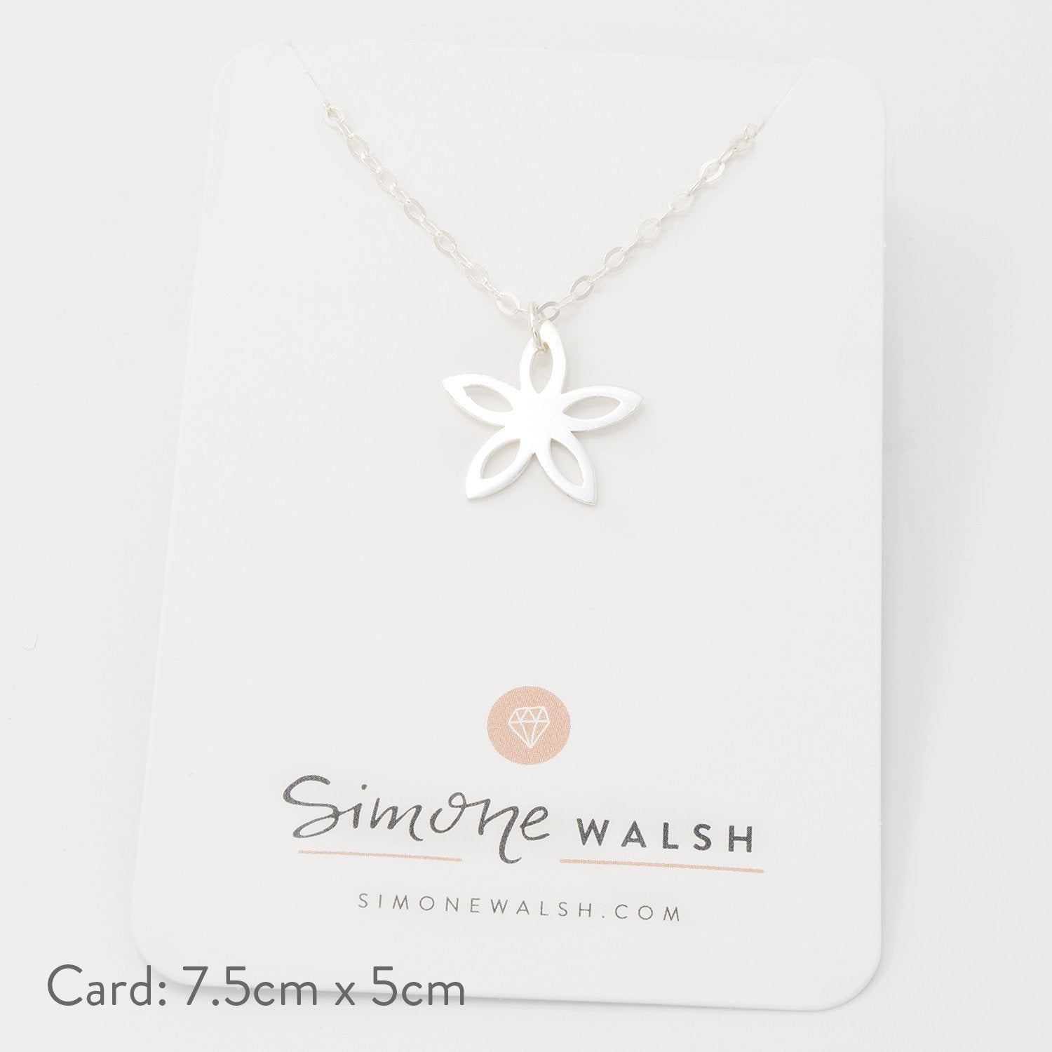 Jasmine pendant - Simone Walsh Jewellery Australia