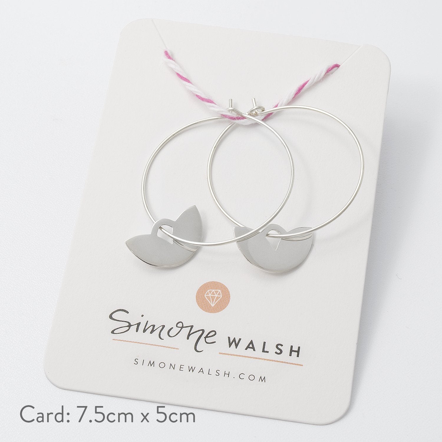 Leaves hoop earrings - Simone Walsh Jewellery Australia