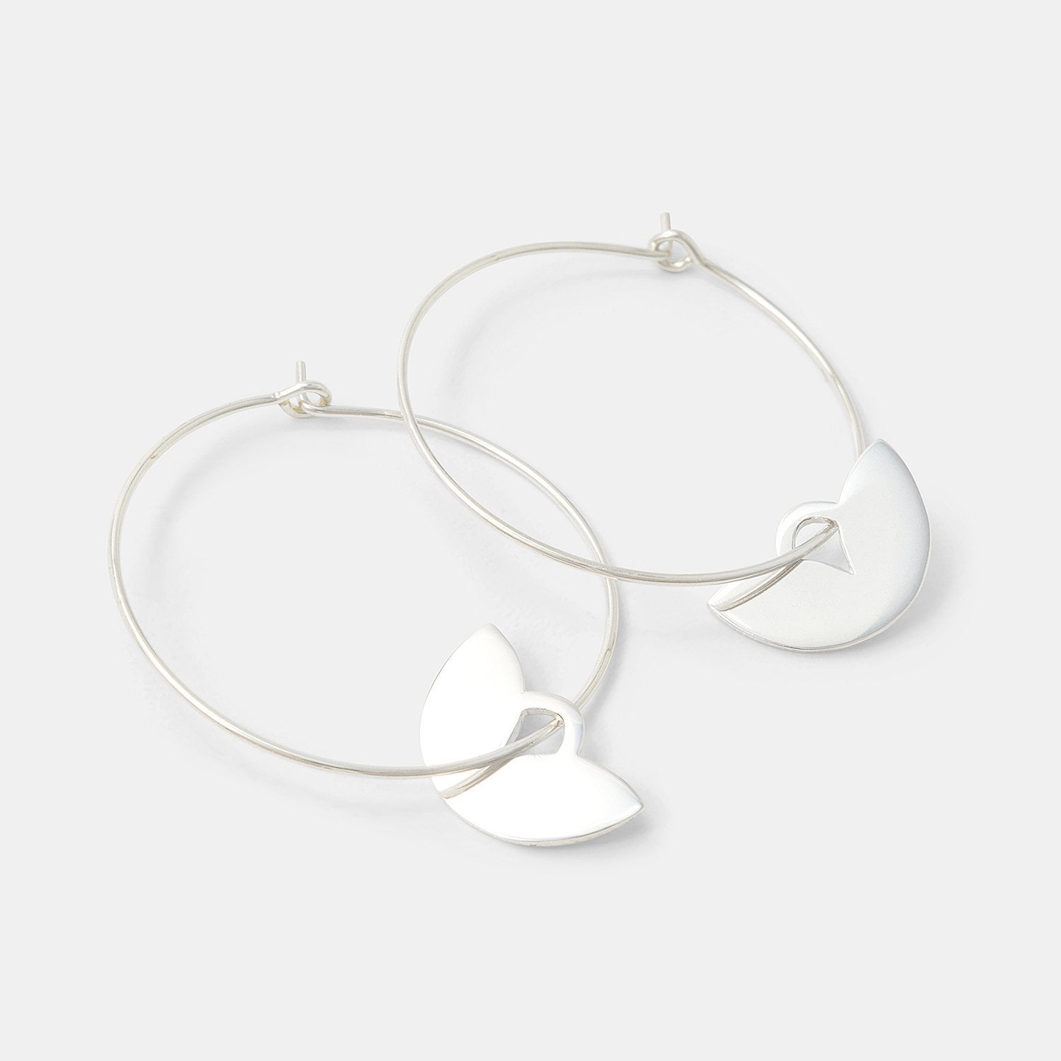 Leaves hoop earrings - Simone Walsh Jewellery Australia