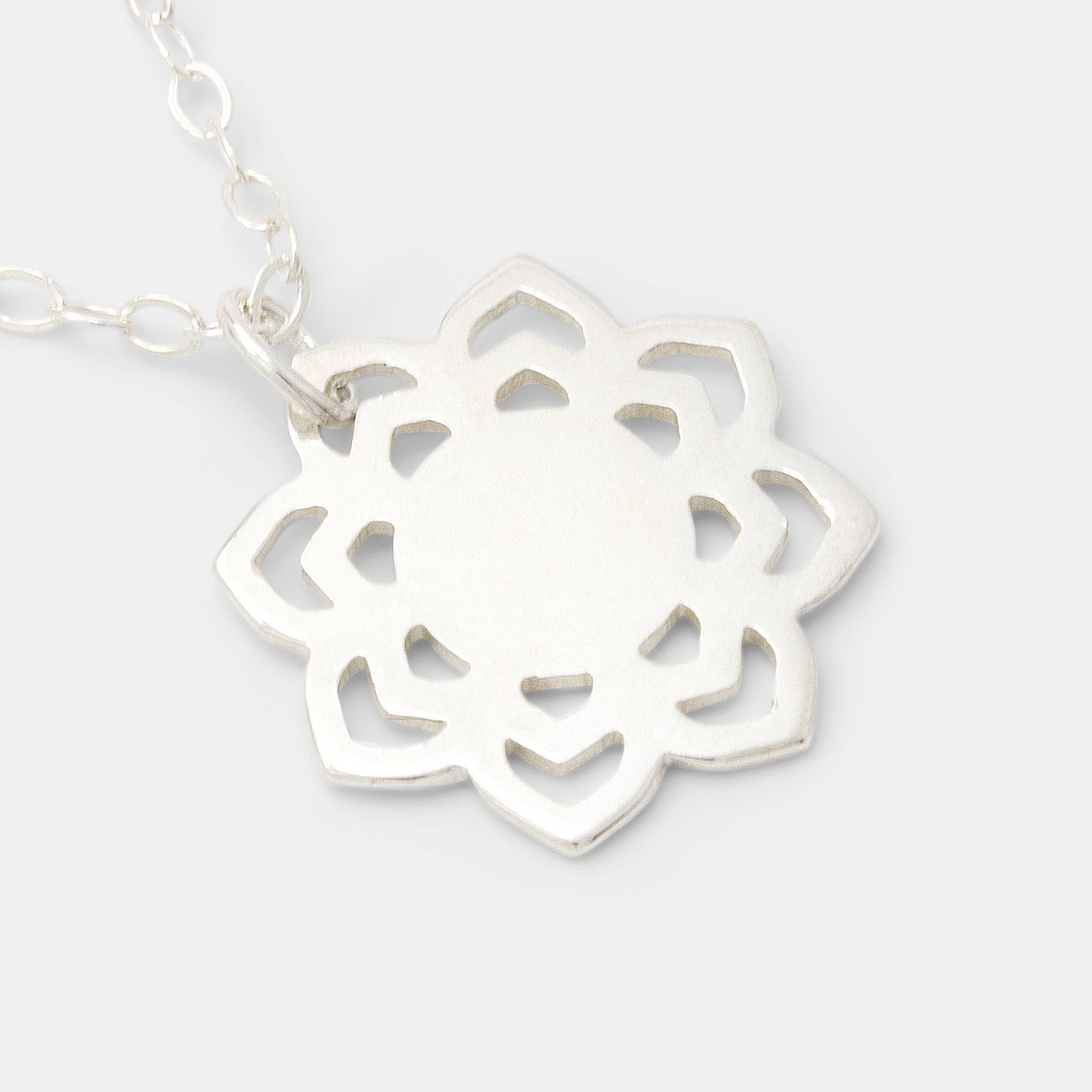 Lotus pendant - Simone Walsh Jewellery Australia