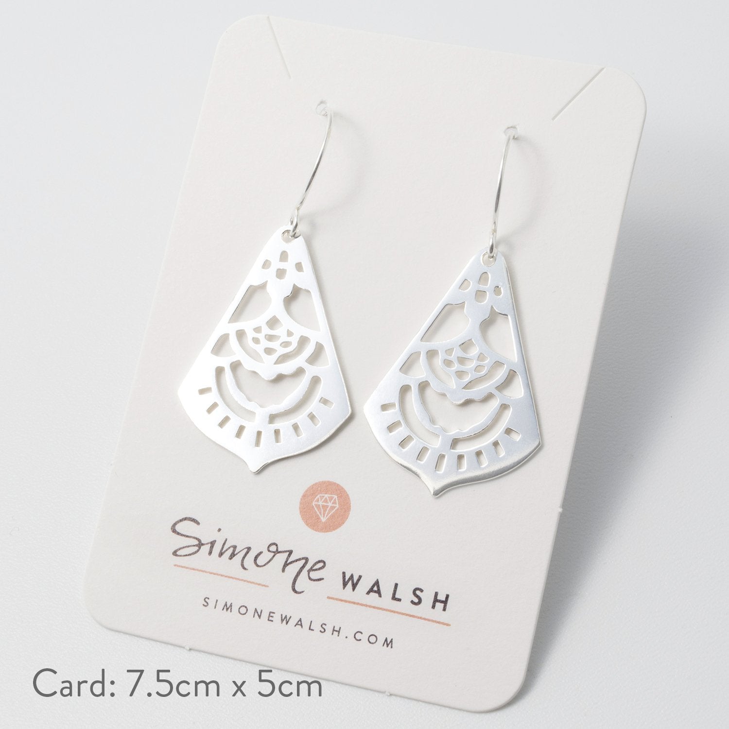 Mehndi dangle earrings - Simone Walsh Jewellery Australia