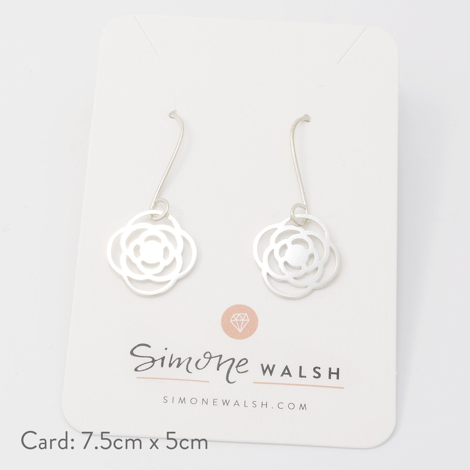 Poppy drop earrings - Simone Walsh Jewellery Australia