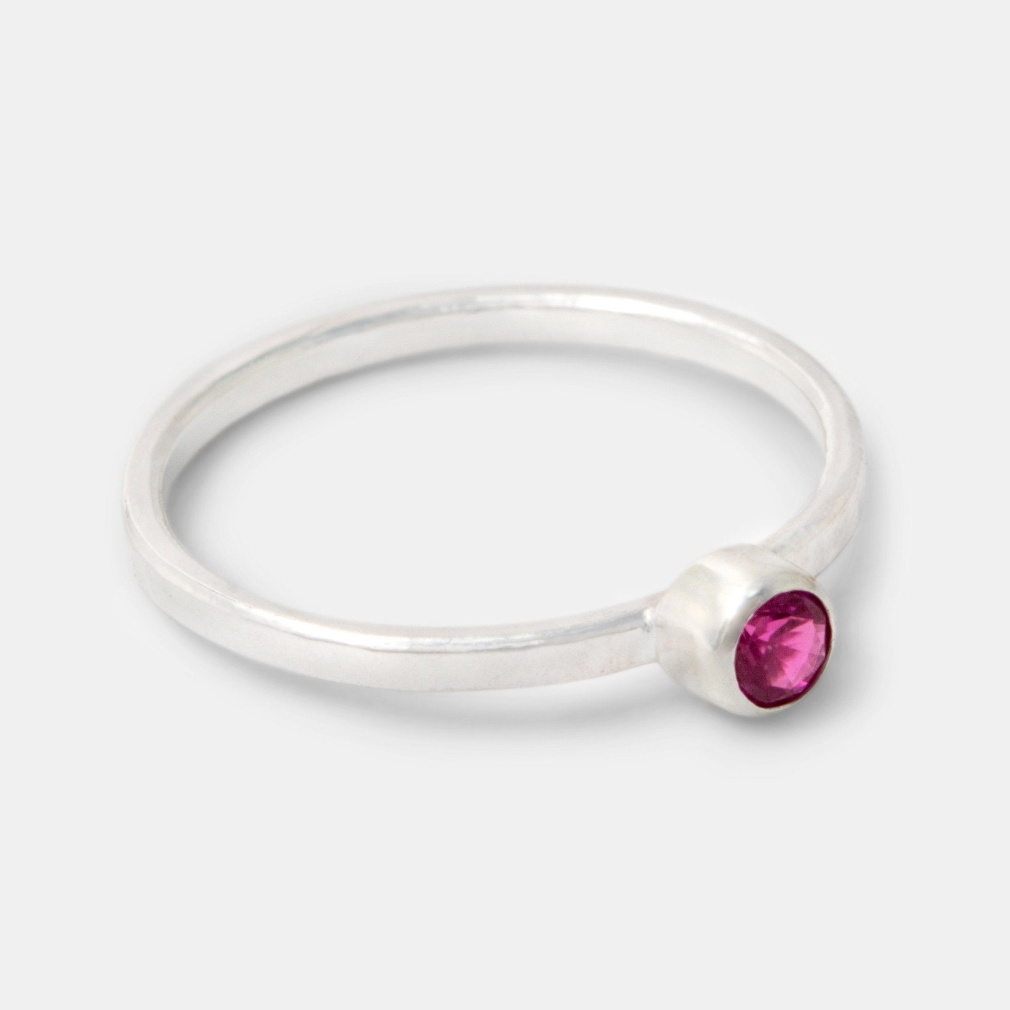 Ruby stacking ring - Simone Walsh Jewellery Australia