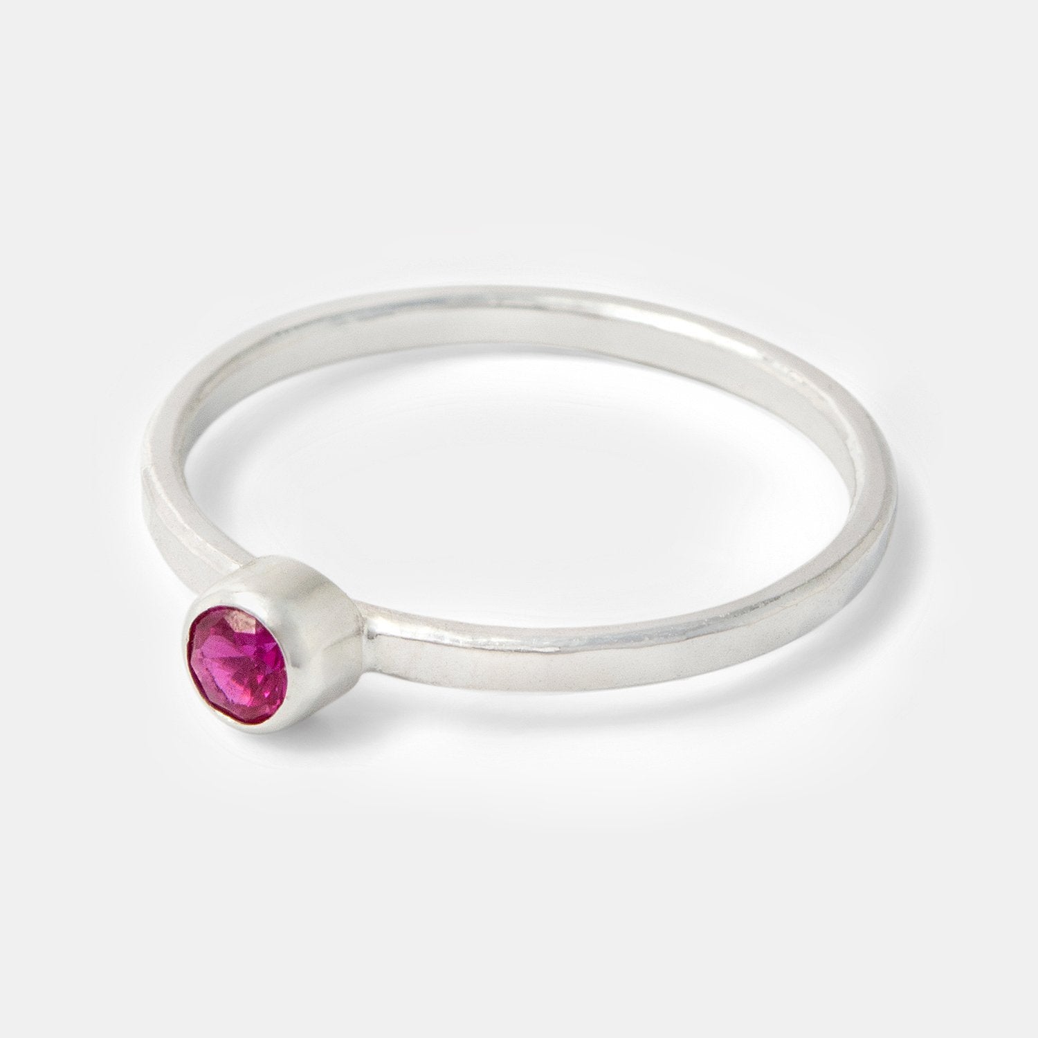 Ruby stacking ring - Simone Walsh Jewellery Australia