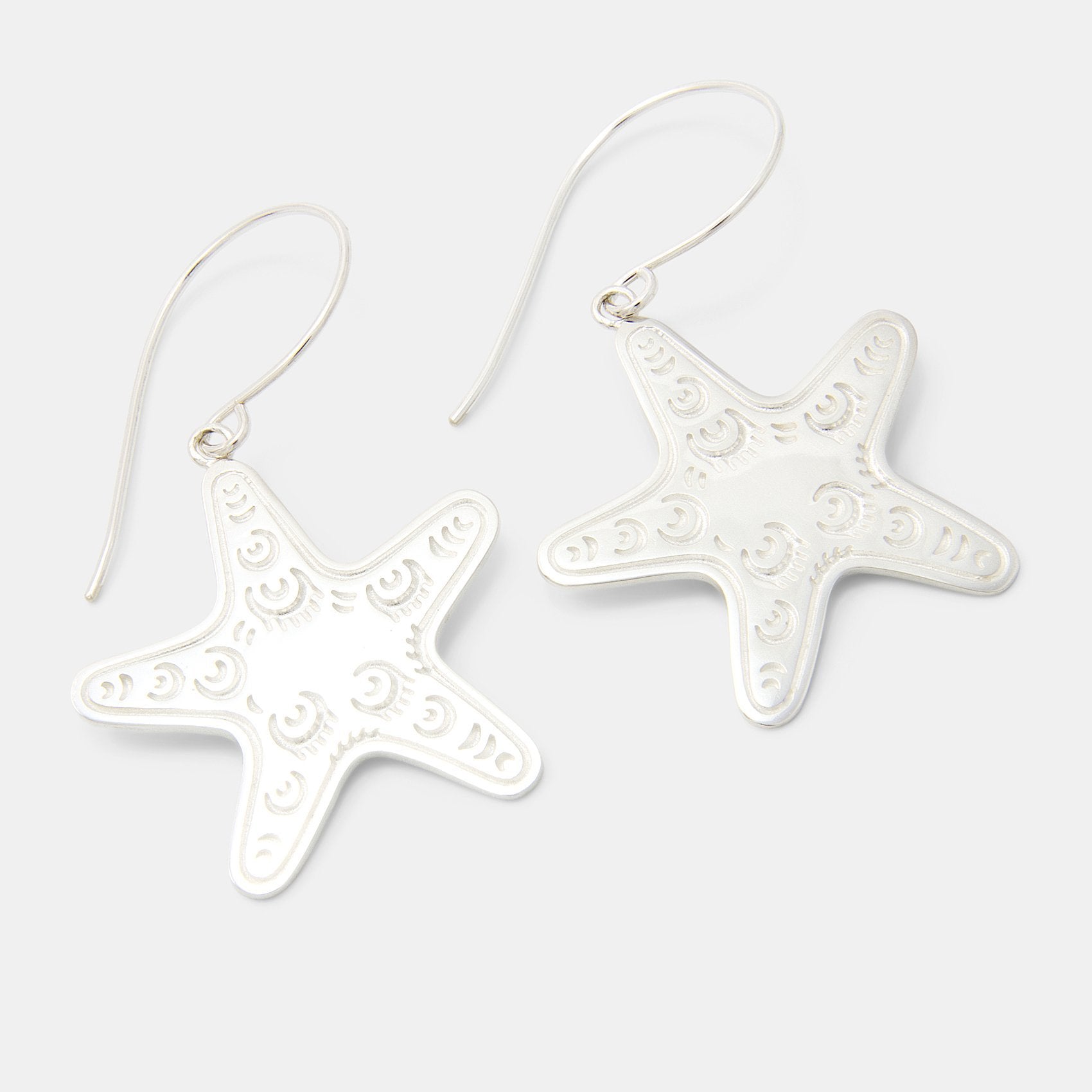 Starfish deals silver earrings