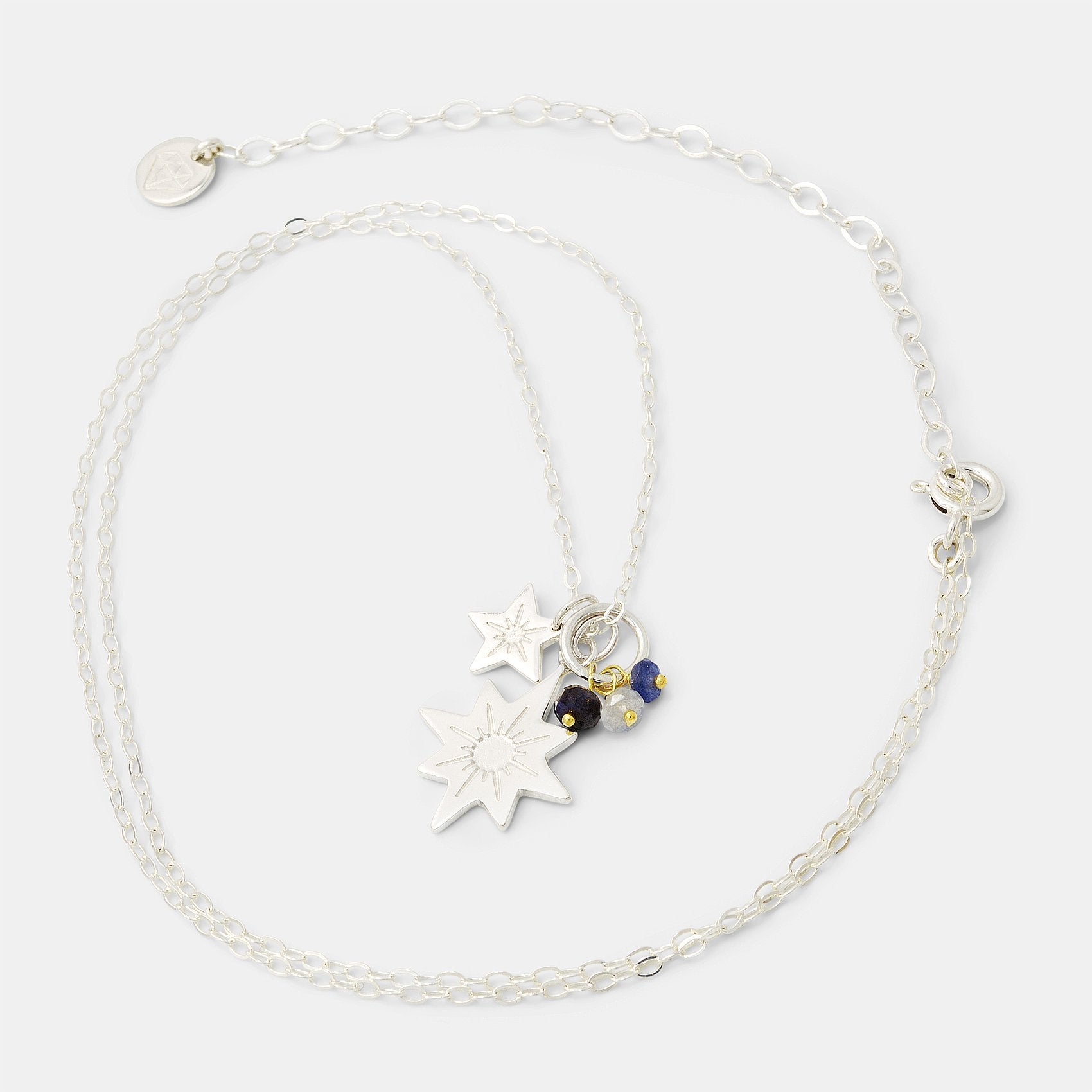 Stars & sapphires necklace - Simone Walsh Jewellery Australia