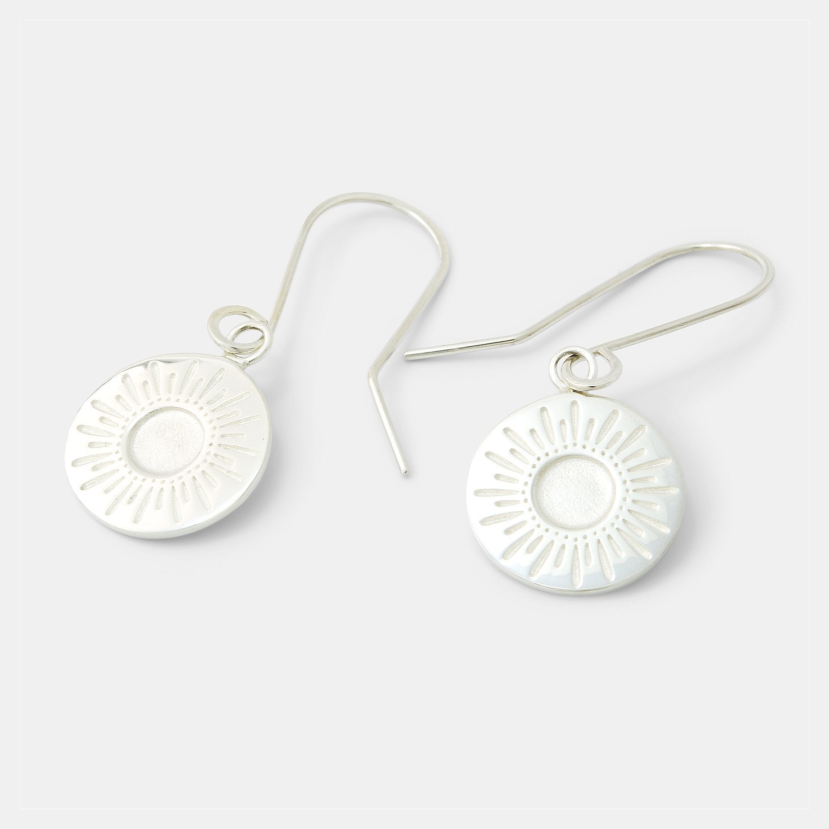 Sunburst amulet earrings - Simone Walsh Jewellery Australia