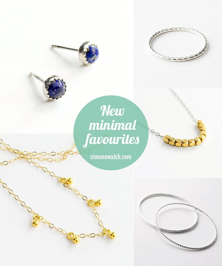 New minimalist jewellery - Simone Walsh Jewellery