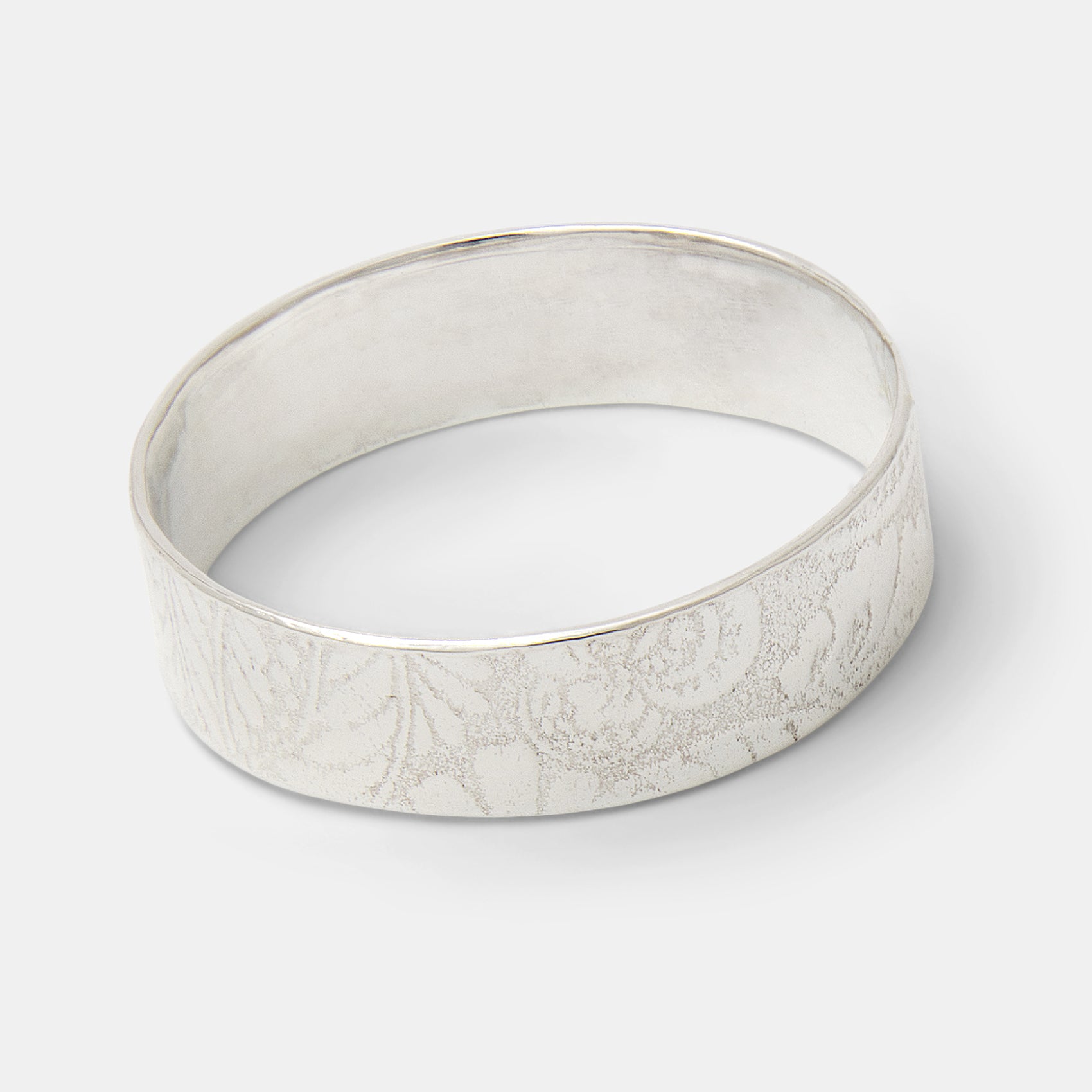 Paisley Sterling Silver Band Ring