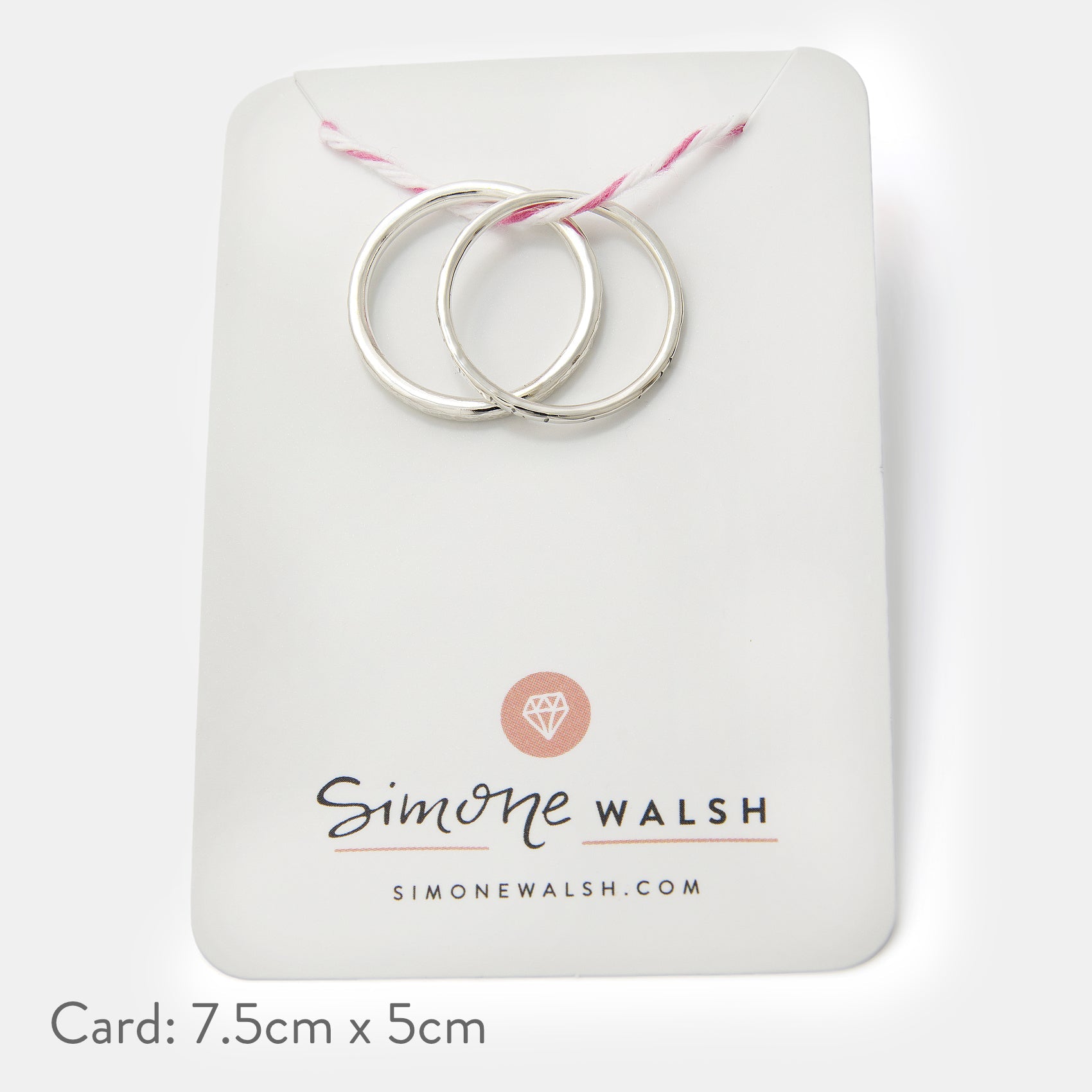 Textured Sterling Silver Stacking Rings Set - Simone Walsh Jewellery Australia