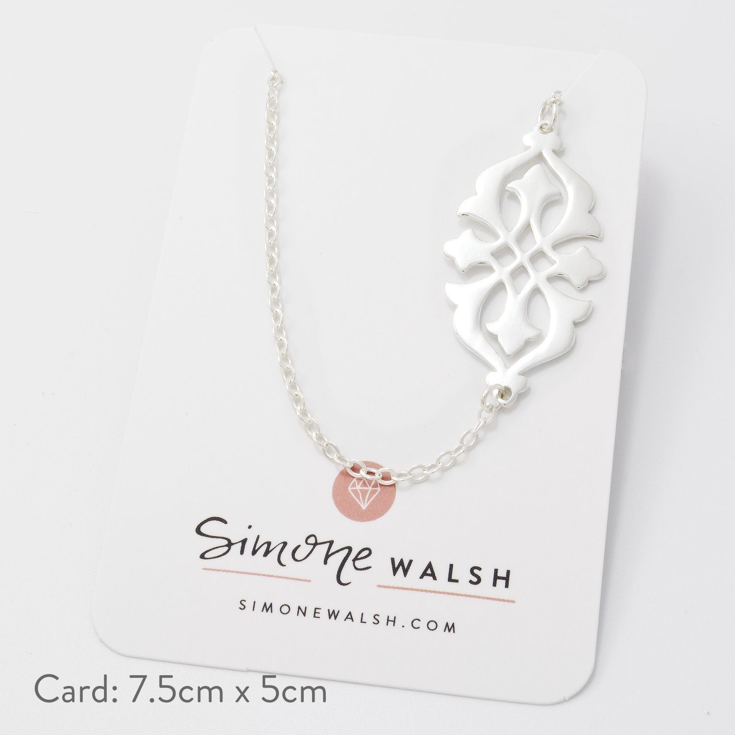 Arabesque long necklace - Simone Walsh Jewellery Australia