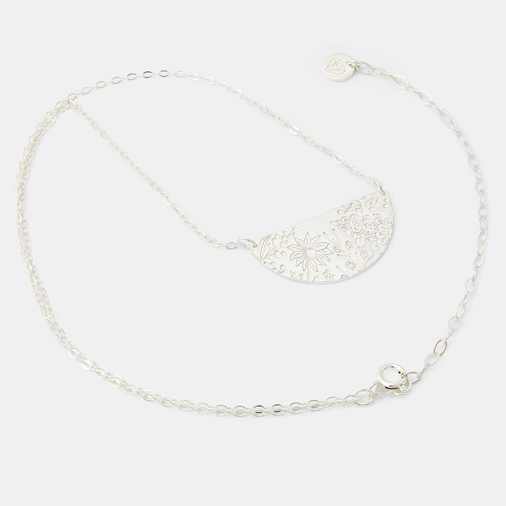 Half gold half hot sale silver chain