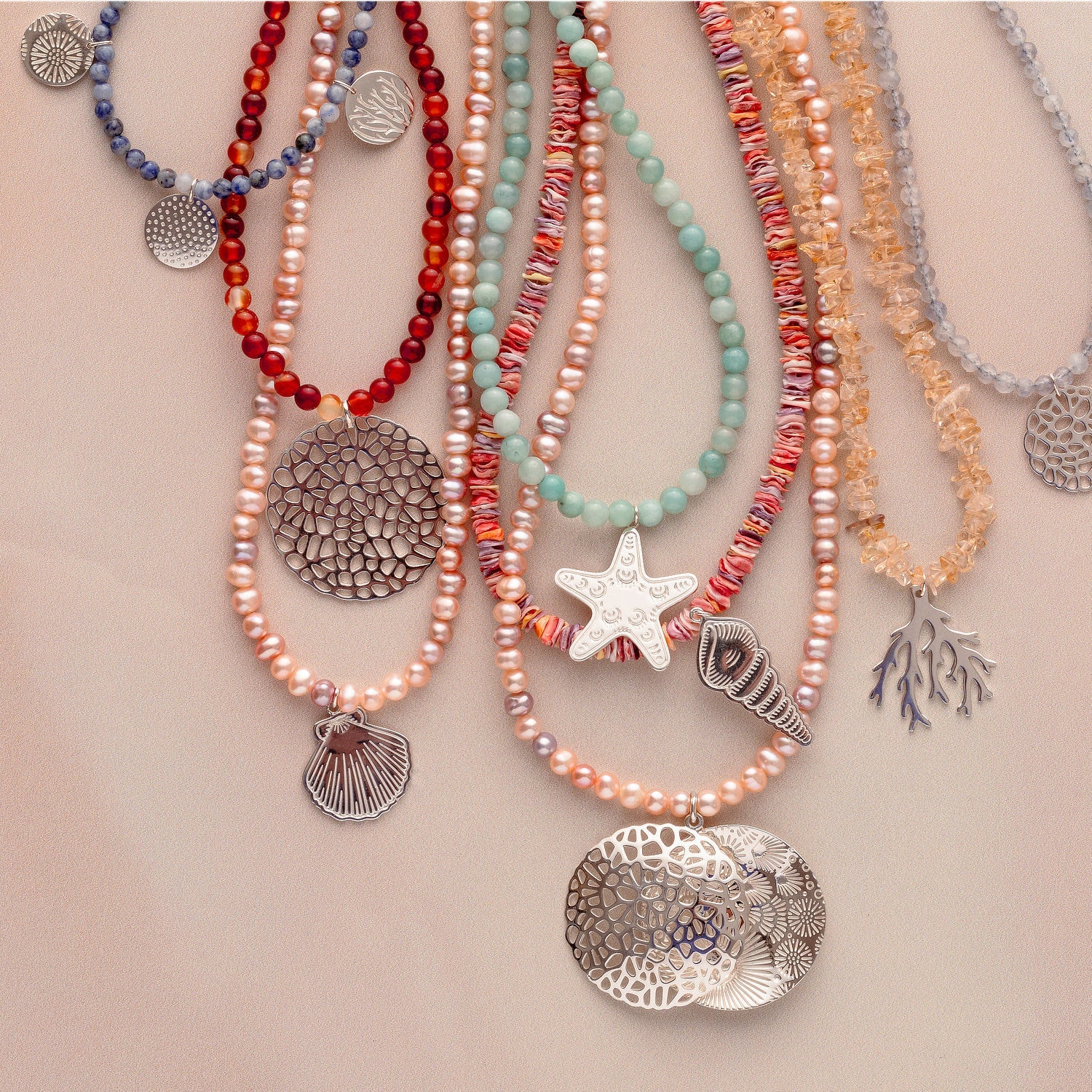 Coral necklace shop australia