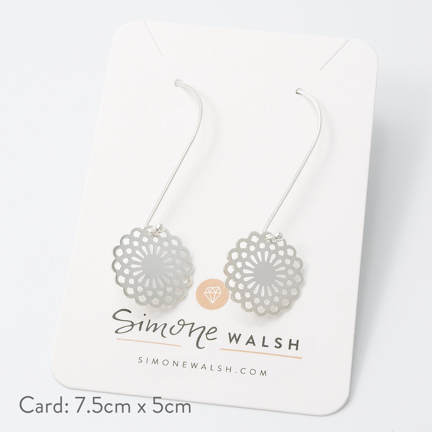 Dahlia dangle earrings - Simone Walsh Jewellery Australia