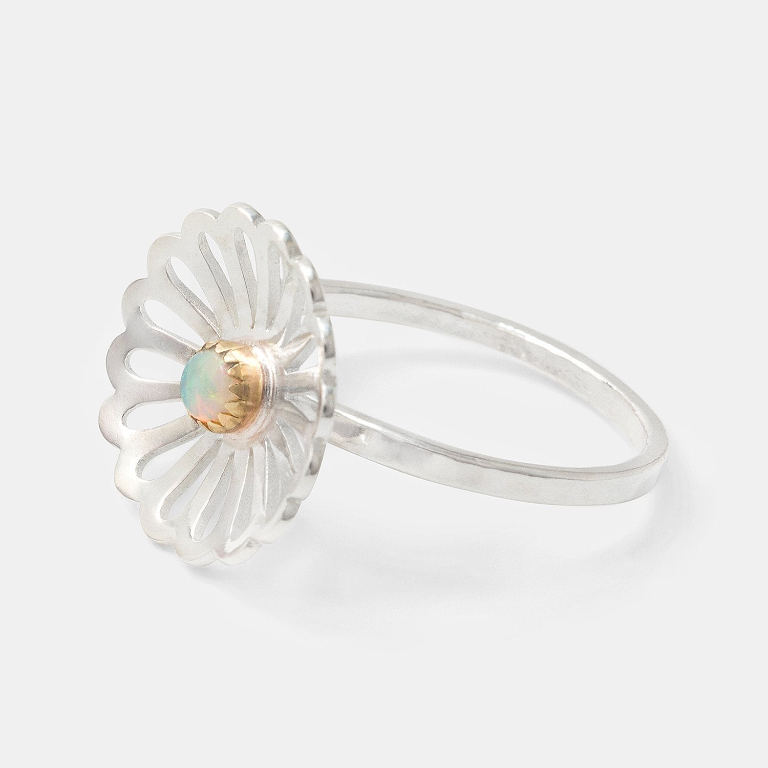 Daisy & opal cocktail ring - Simone Walsh Jewellery Australia