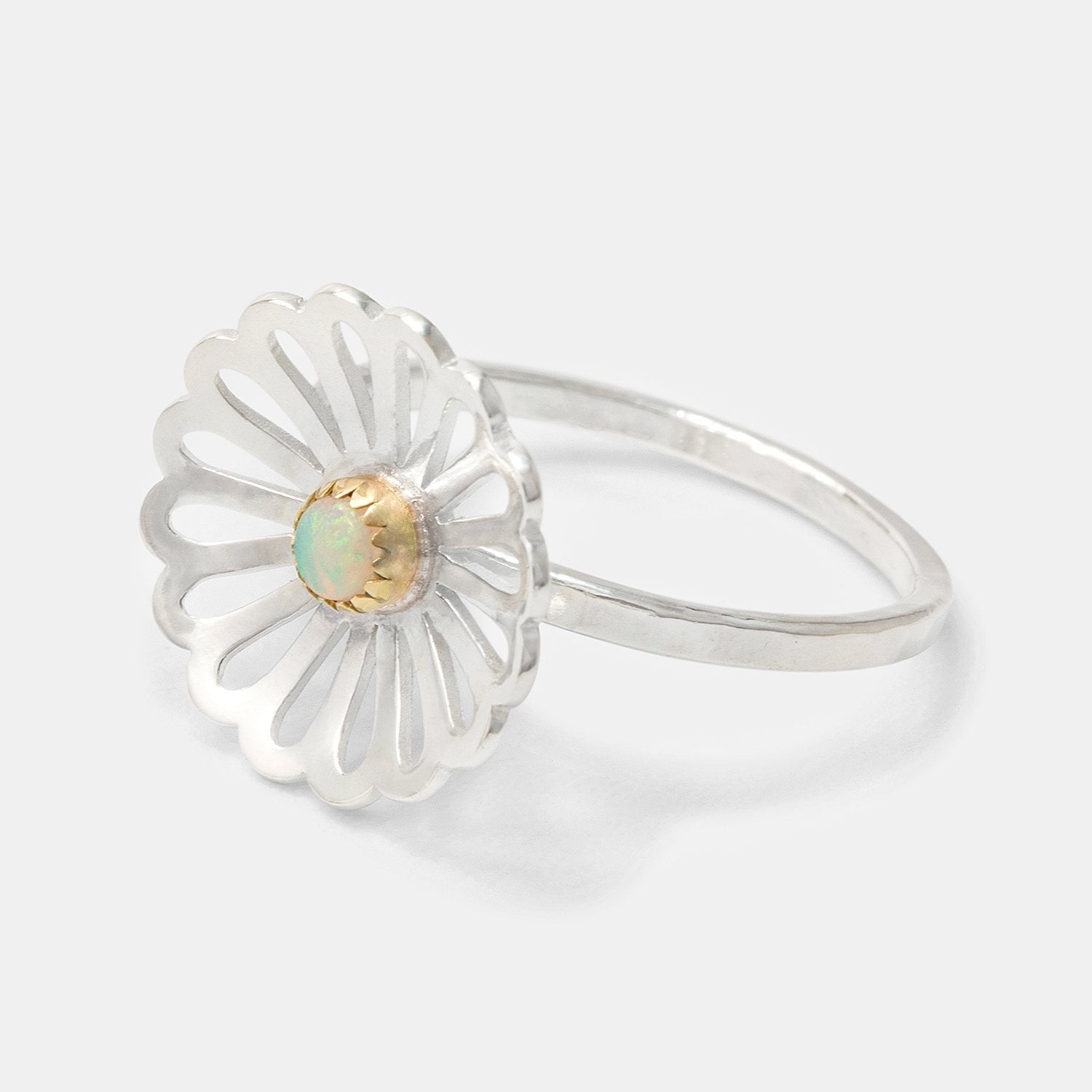 Daisy & opal cocktail ring - Simone Walsh Jewellery Australia