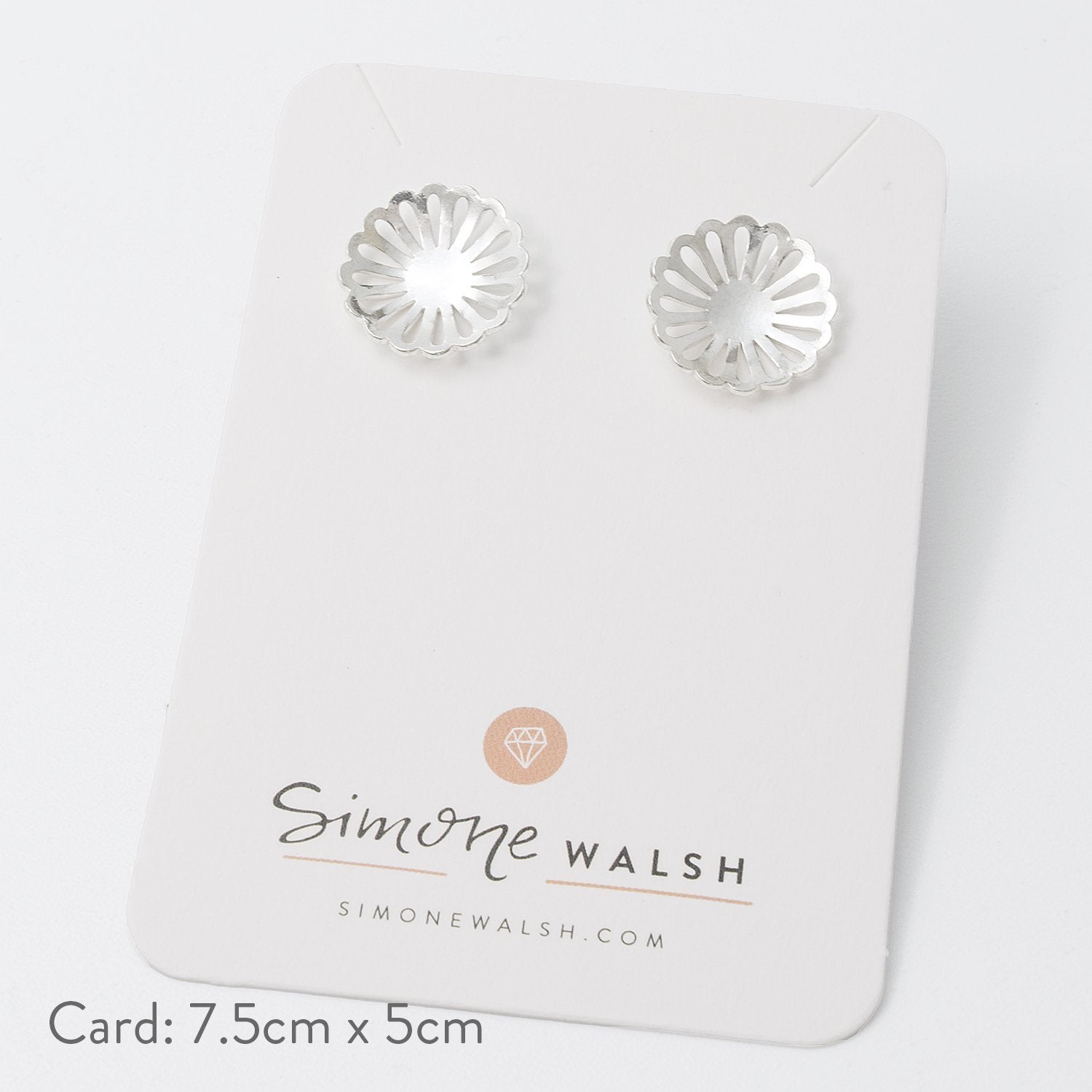 Daisy stud earrings - Simone Walsh Jewellery Australia