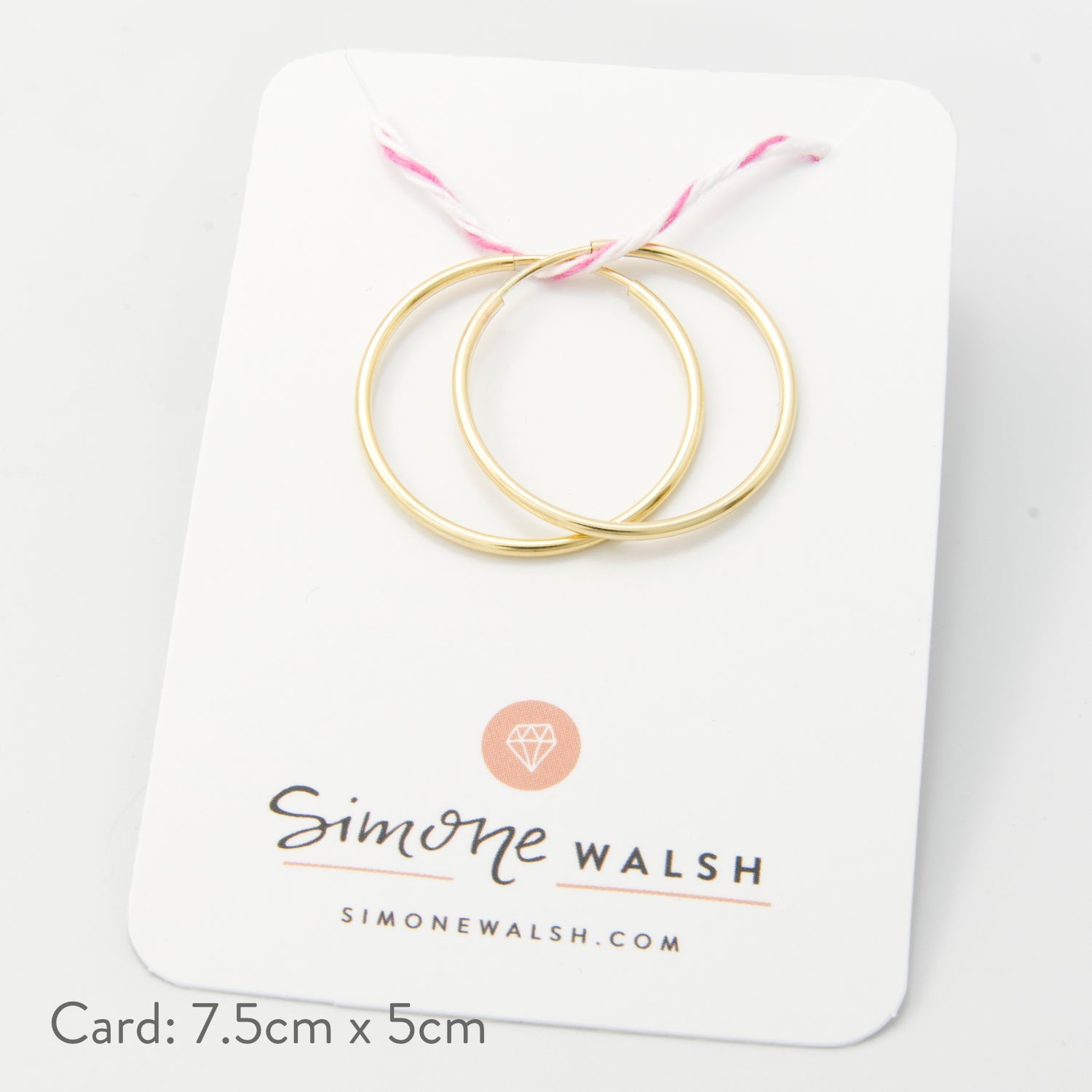 Endless Gold Hoop Earrings (small) - Simone Walsh Jewellery Australia