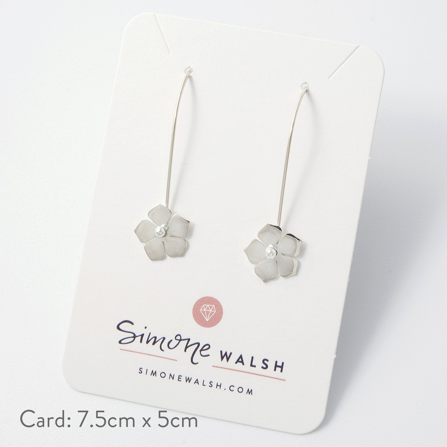 Forget-me-not earrings - Simone Walsh Jewellery Australia
