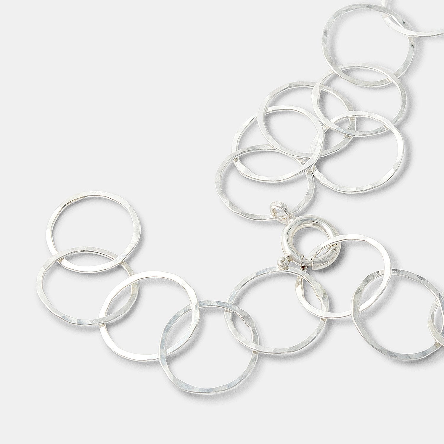 Handmade silver chain necklace - Simone Walsh Jewellery Australia