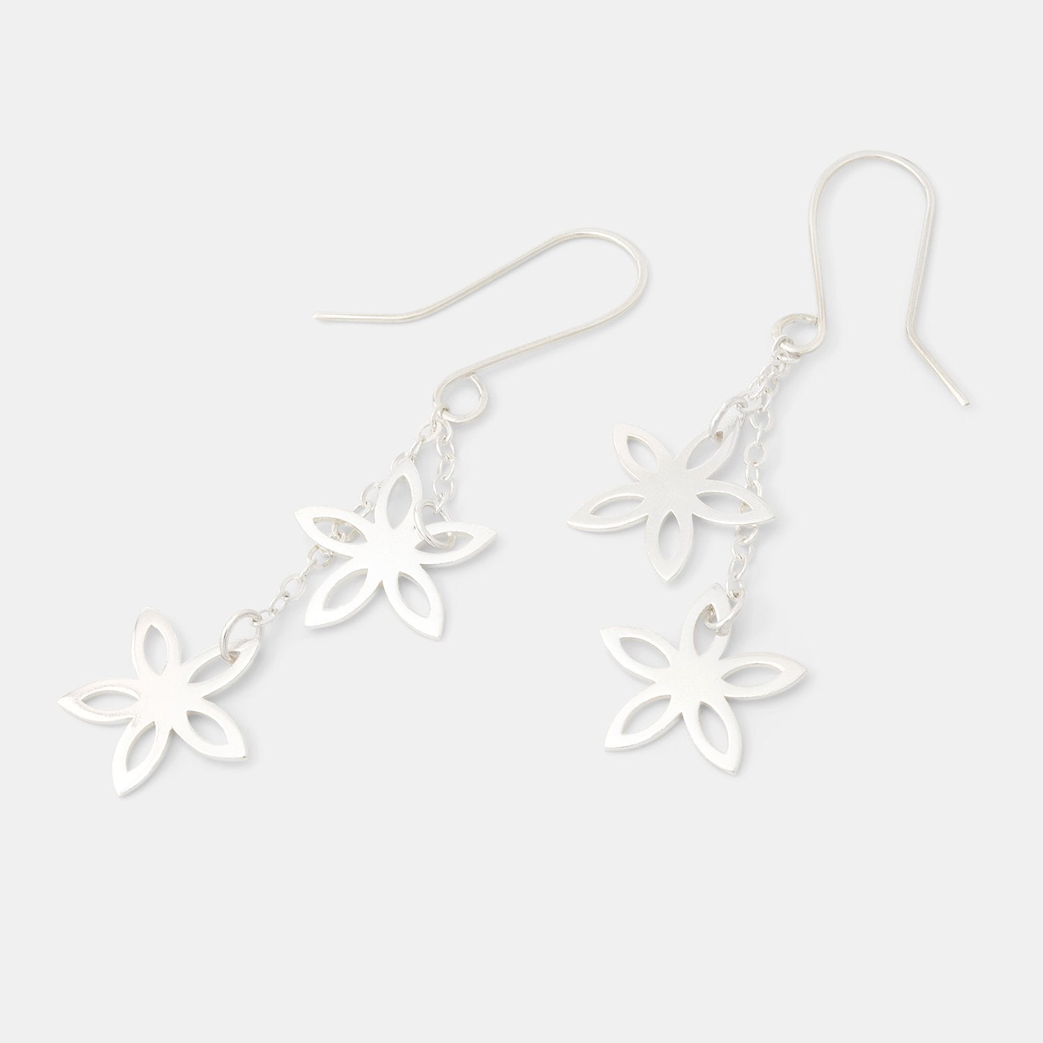 Jasmine chain dangle earrings - Simone Walsh Jewellery Australia