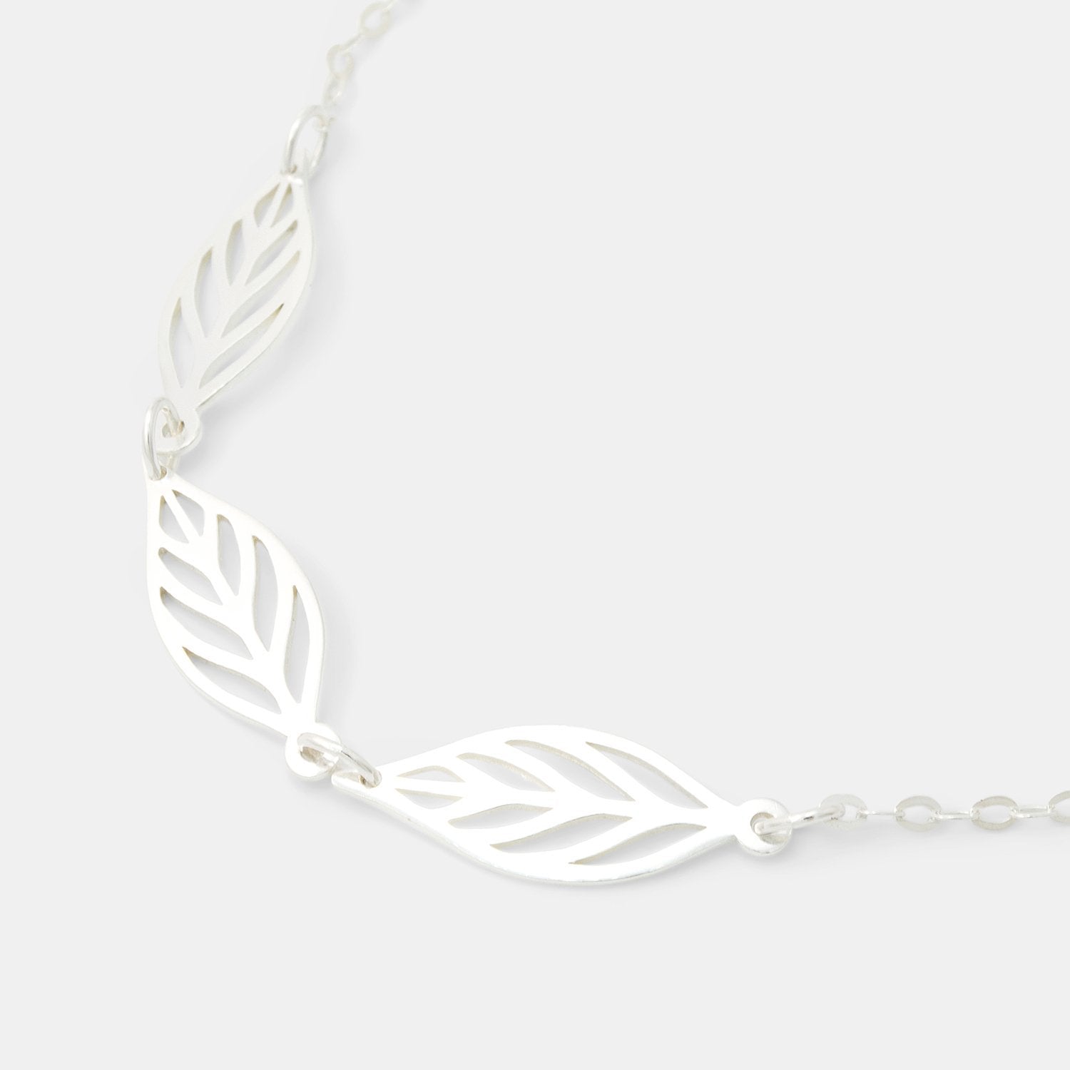 Leaf chain necklace - Simone Walsh Jewellery Australia