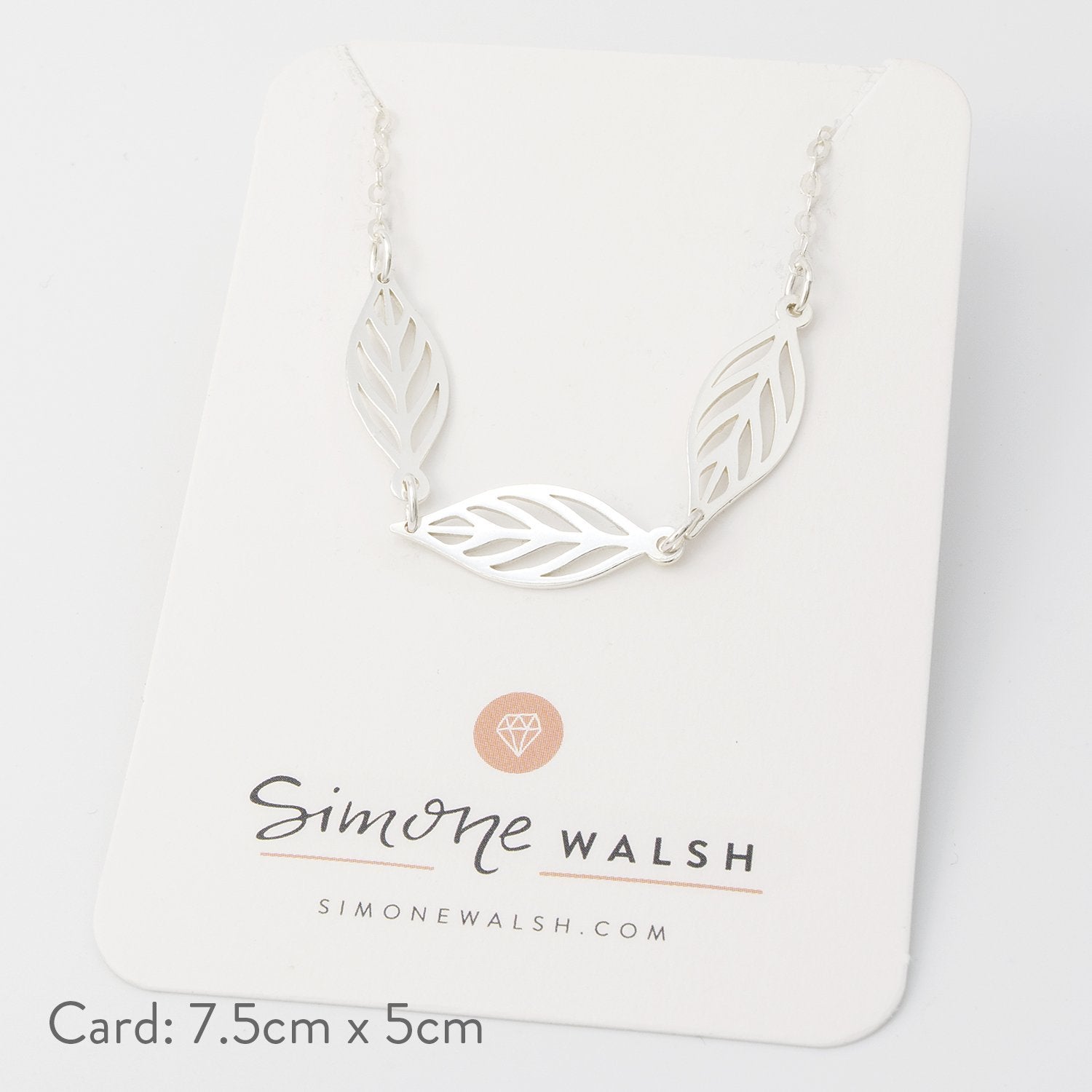 Leaf chain necklace - Simone Walsh Jewellery Australia
