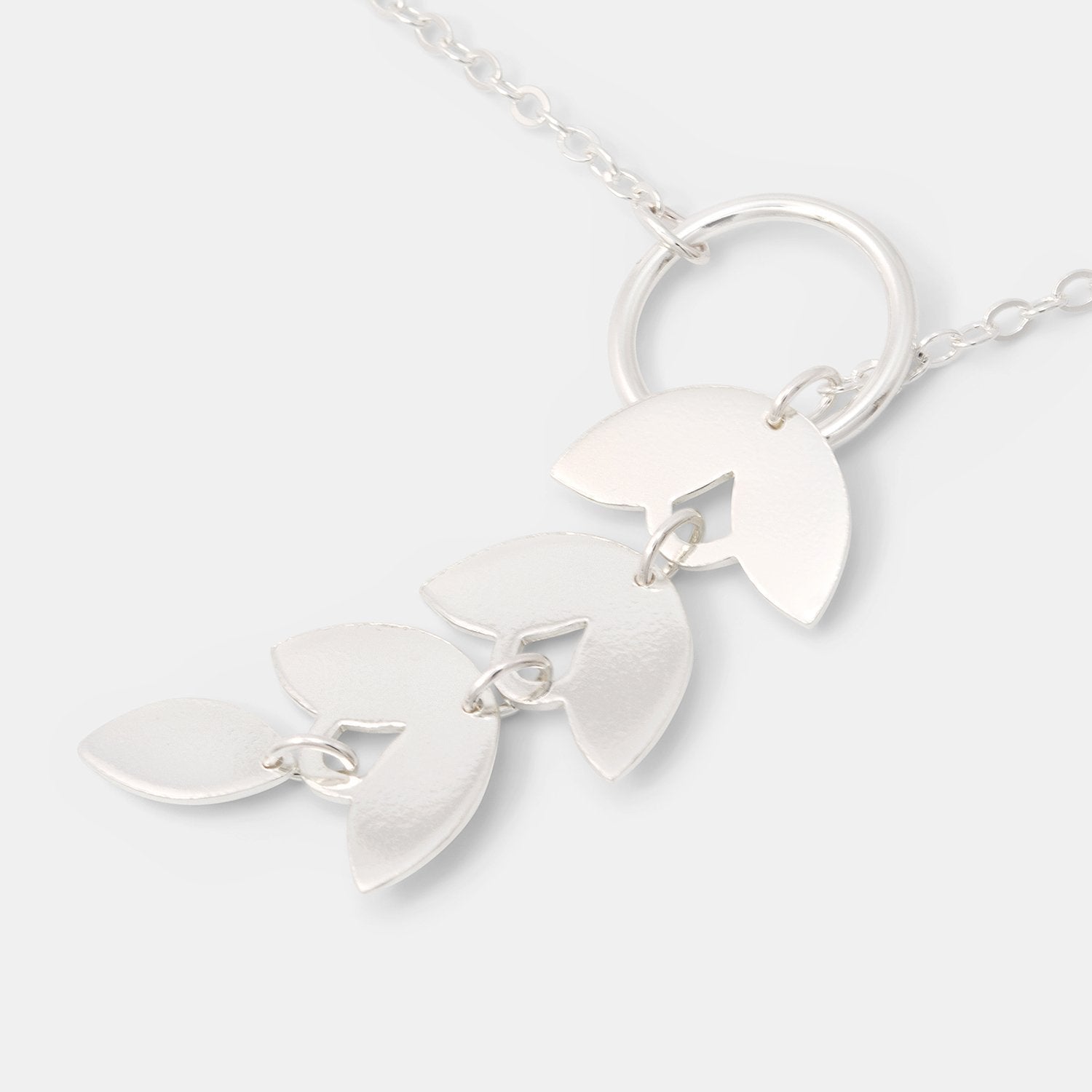 Leaves lariat necklace - Simone Walsh Jewellery Australia