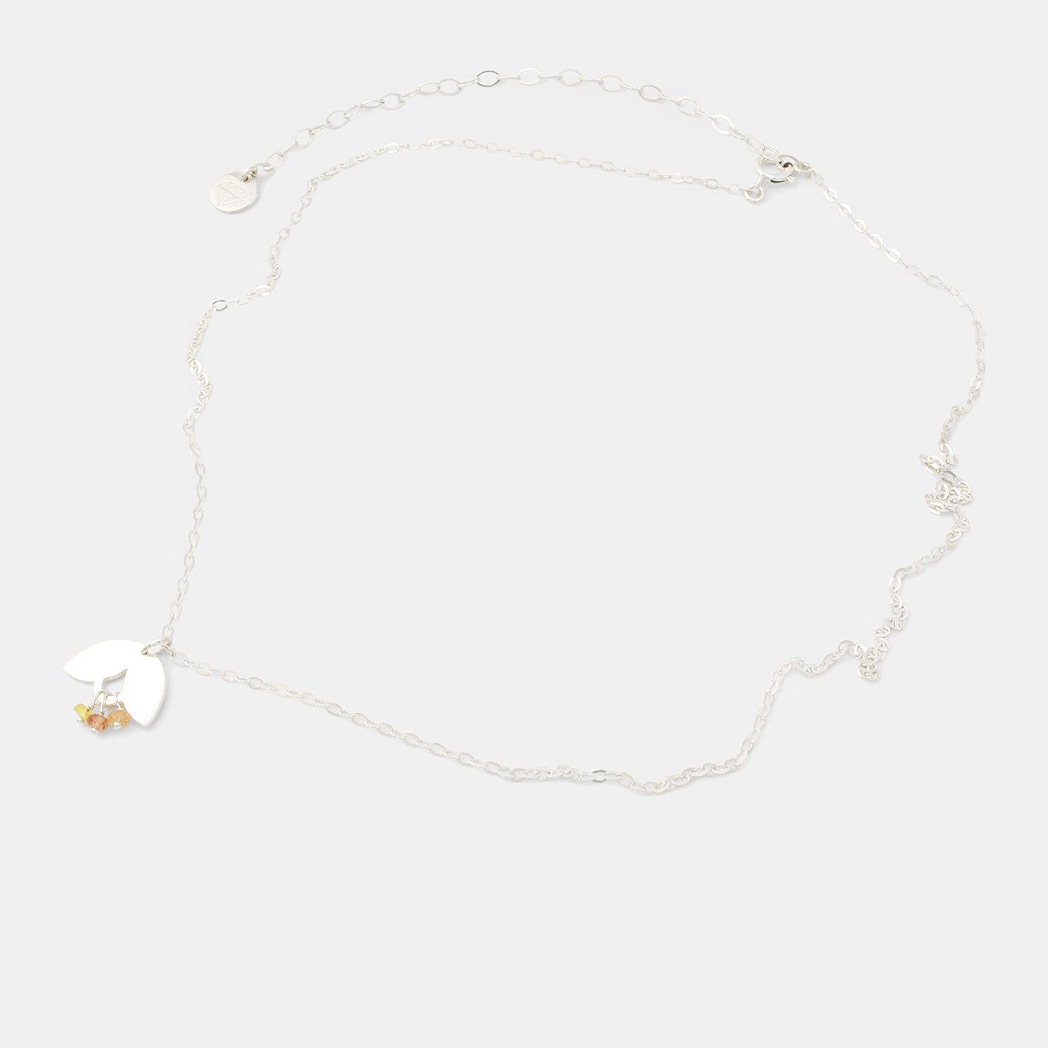 Leaves & sapphires necklace - Simone Walsh Jewellery Australia