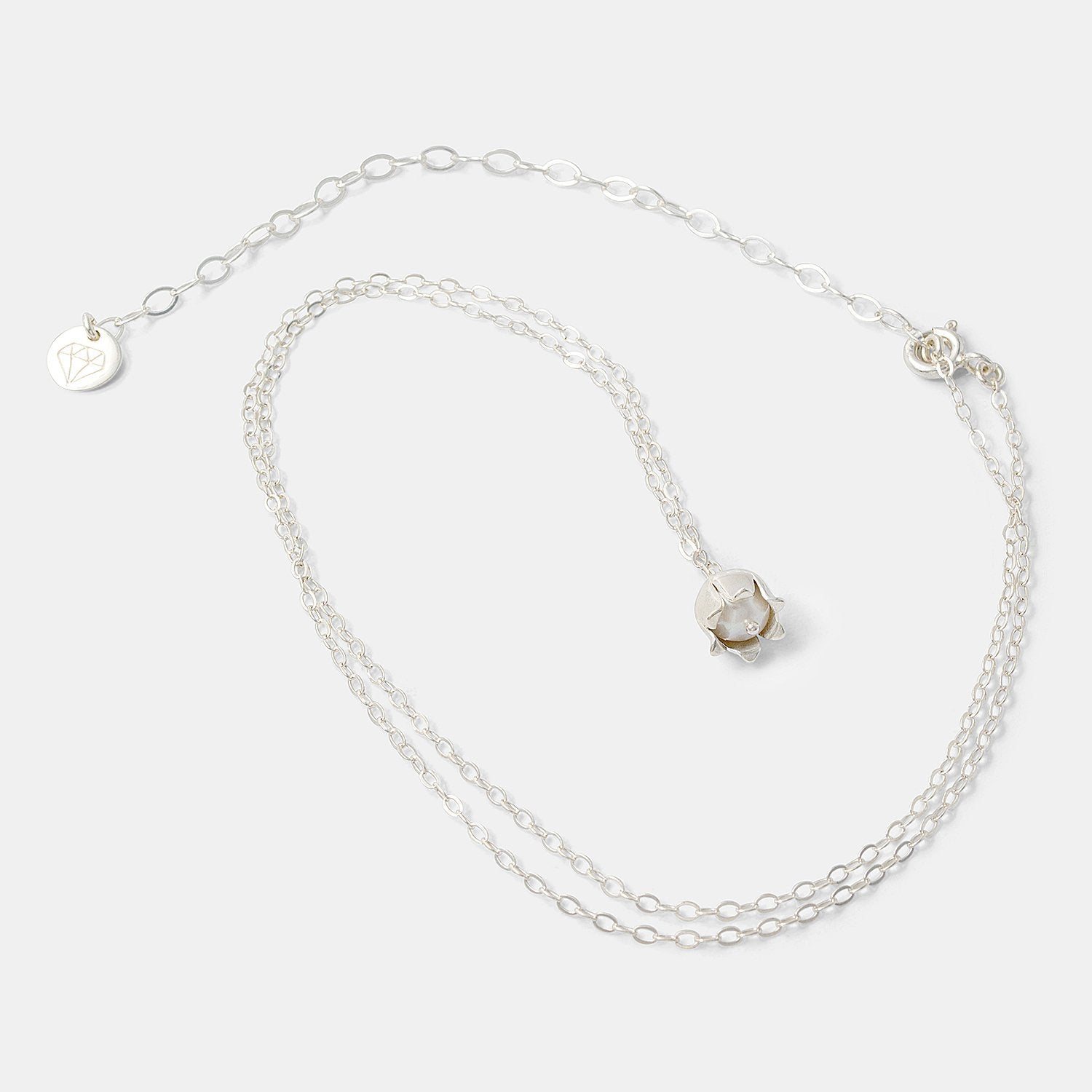 Lily of the valley pendant - Simone Walsh Jewellery Australia