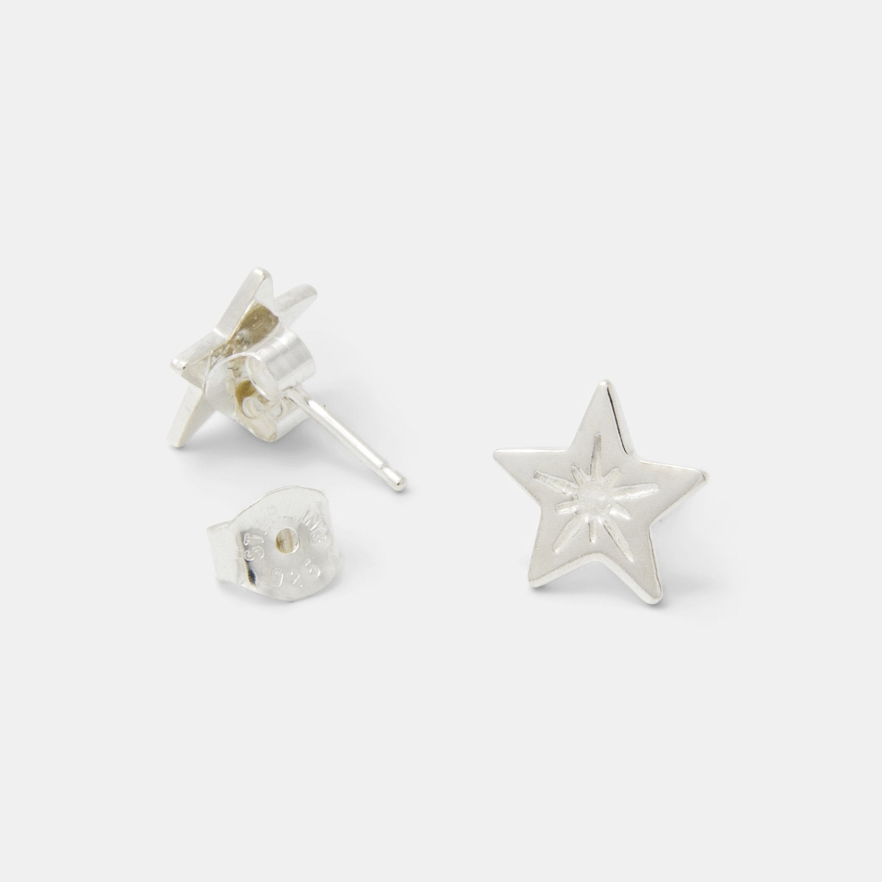 Little star silver stud earrings - Simone Walsh Jewellery Australia