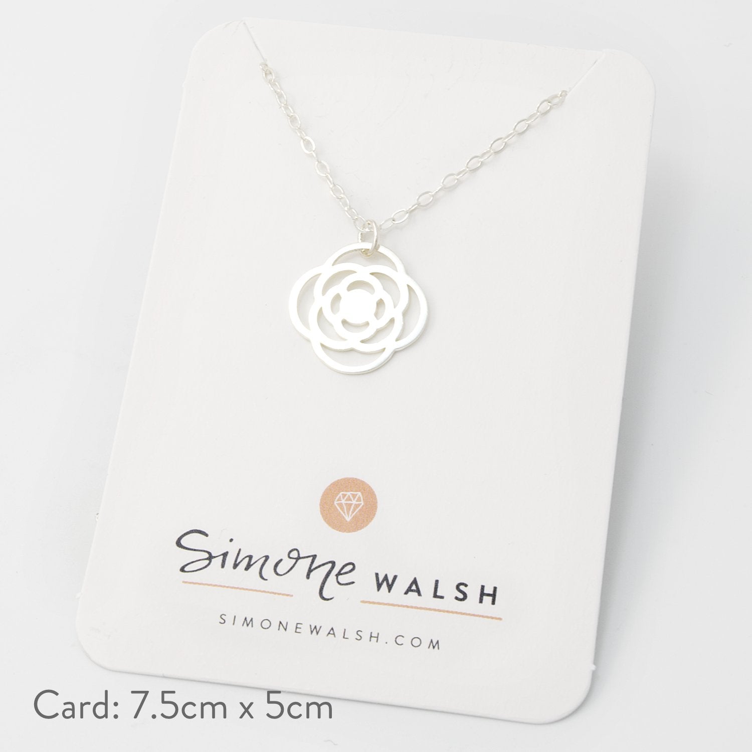 Poppy pendant - Simone Walsh Jewellery Australia