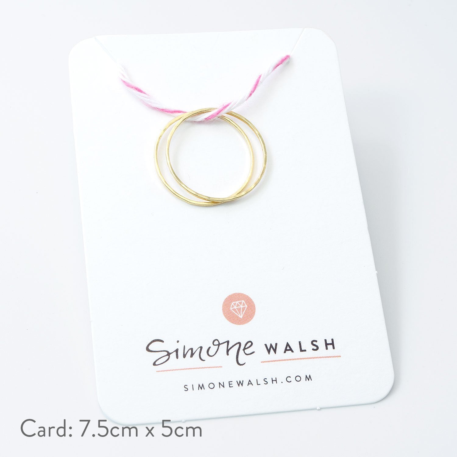 Solid gold stacking rings set - Simone Walsh Jewellery Australia