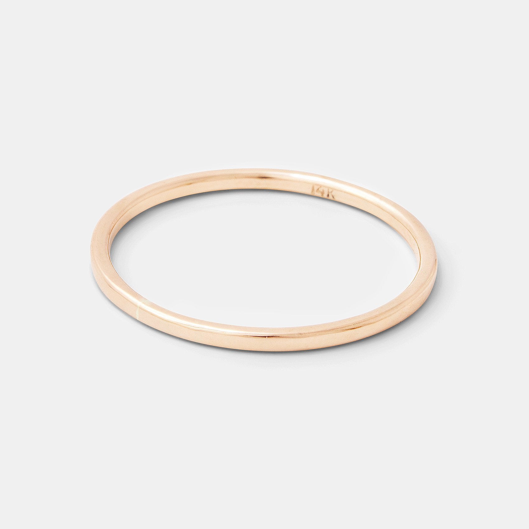 Solid rose gold stacking ring - Simone Walsh Jewellery Australia