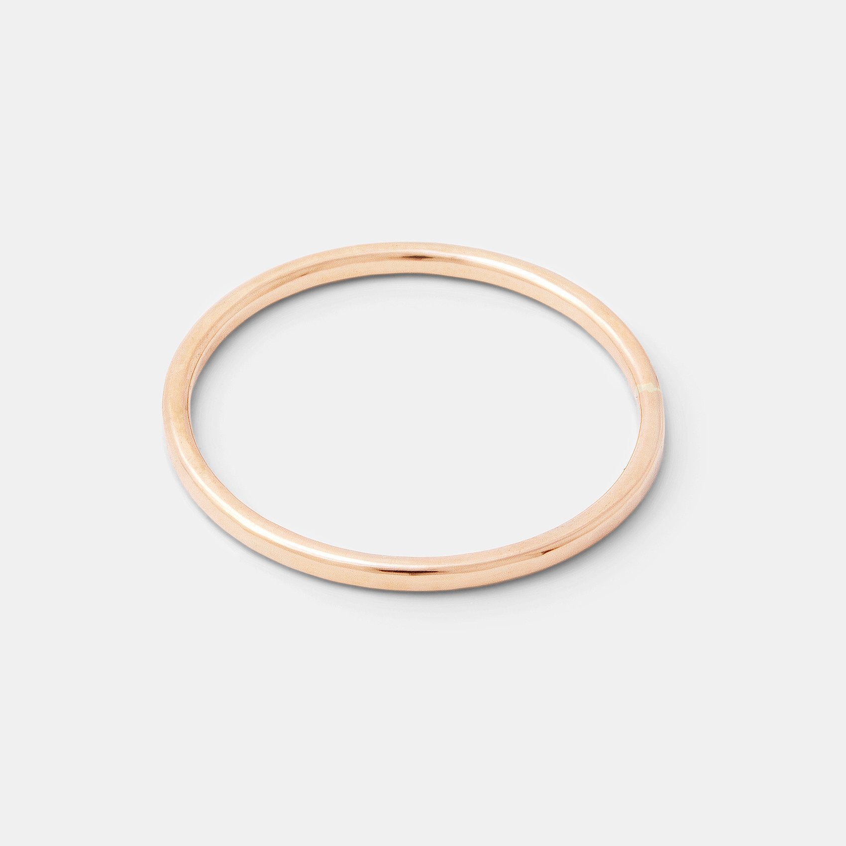 Solid rose gold stacking ring - Simone Walsh Jewellery Australia