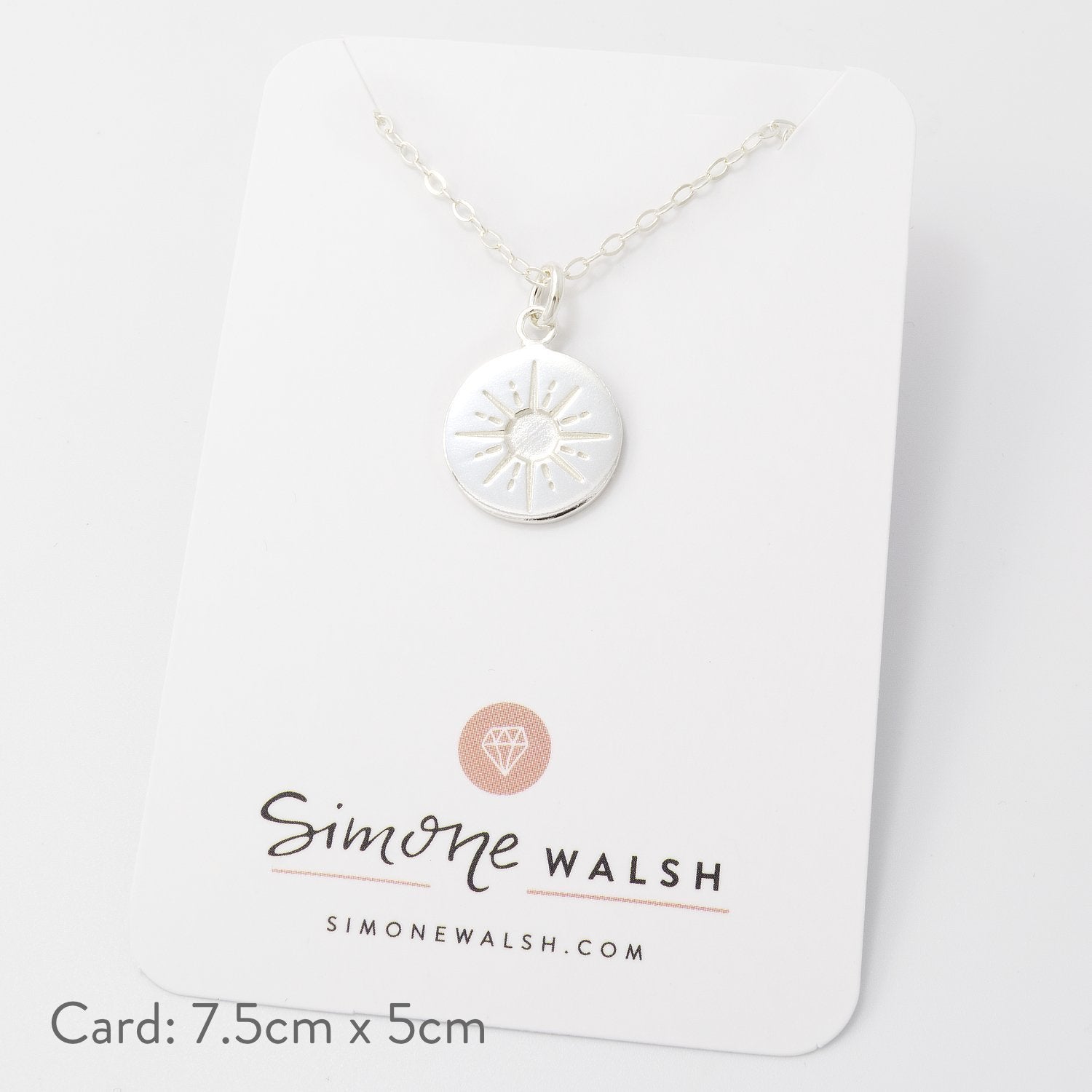 Starburst amulet necklace - Simone Walsh Jewellery Australia