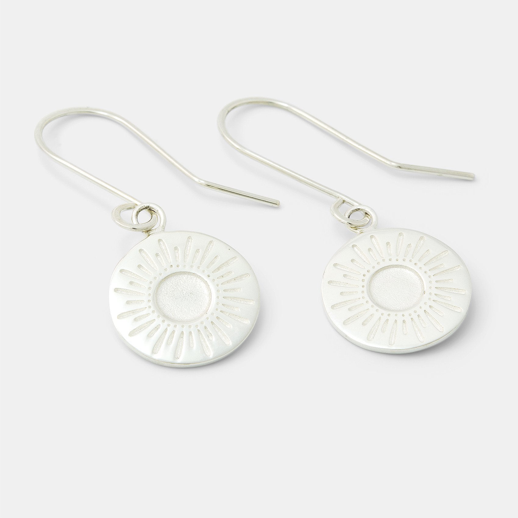 Sunburst amulet earrings - Simone Walsh Jewellery Australia